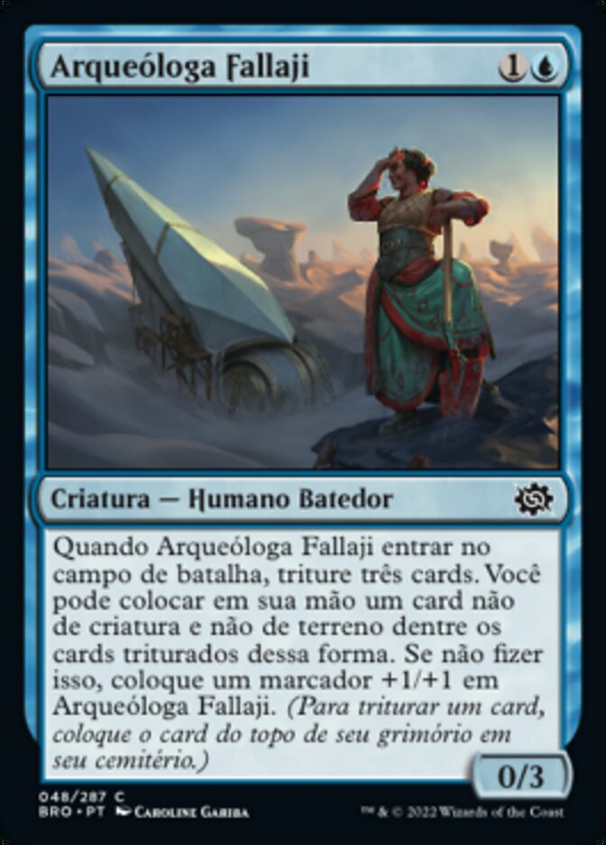 Arqueóloga Fallaji / Fallaji Archaeologist - Magic: The Gathering - MoxLand