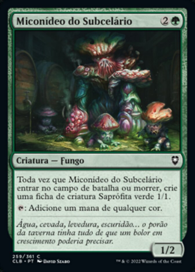 Miconídeo do Subcelário / Undercellar Myconid - Magic: The Gathering - MoxLand