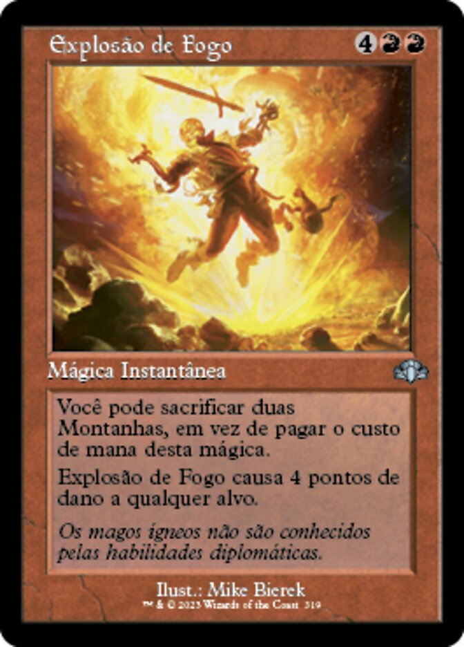 Explosão de Fogo / Fireblast - Magic: The Gathering - MoxLand