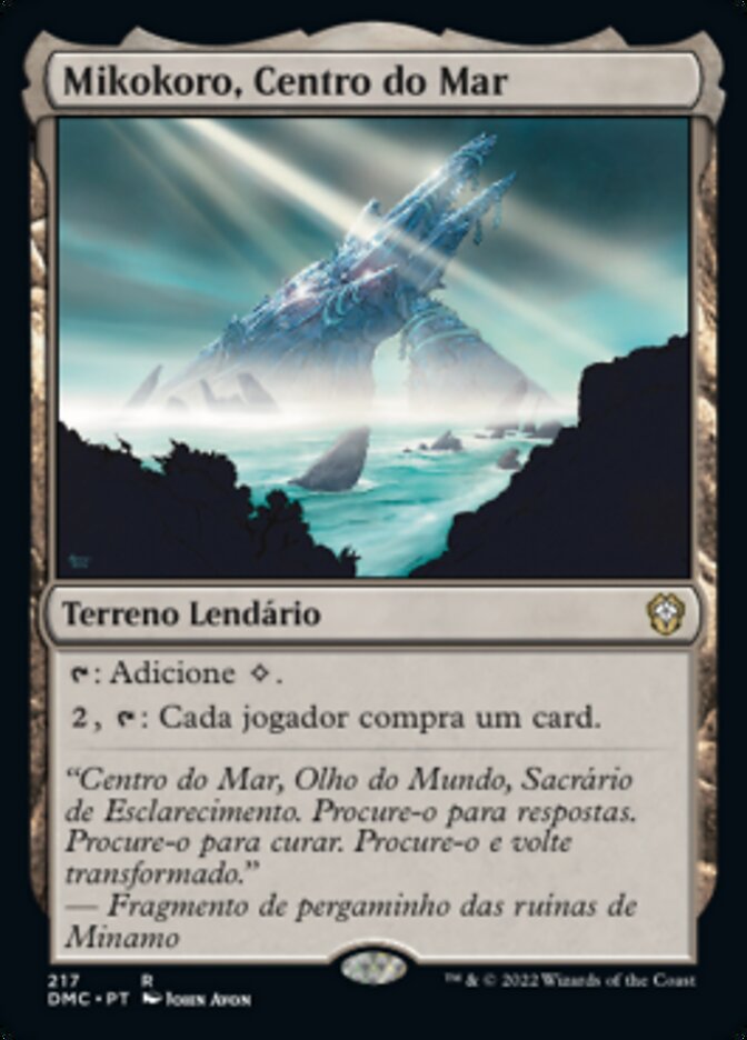 Mikokoro, Centro do Mar / Mikokoro, Center of the Sea - Magic: The Gathering - MoxLand