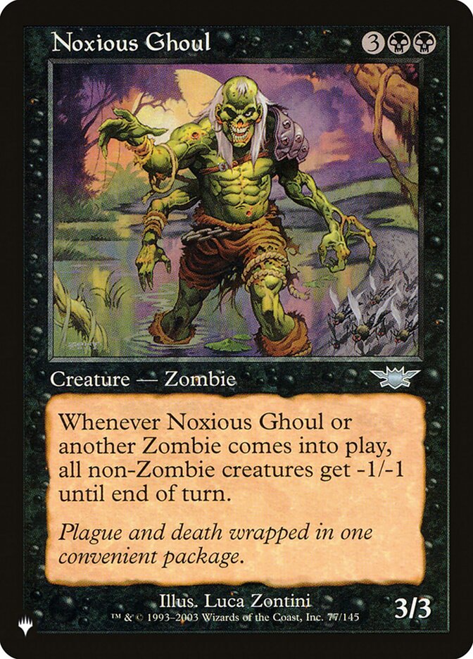 Carniçal Mefítico / Noxious Ghoul - Magic: The Gathering - MoxLand