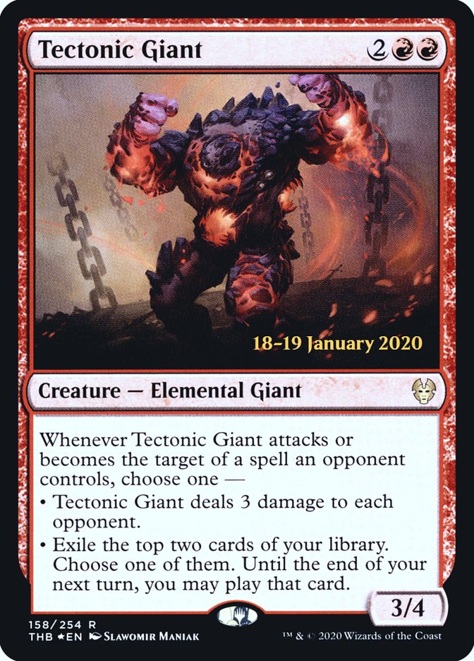 Gigante Tectônico / Tectonic Giant - Magic: The Gathering - MoxLand