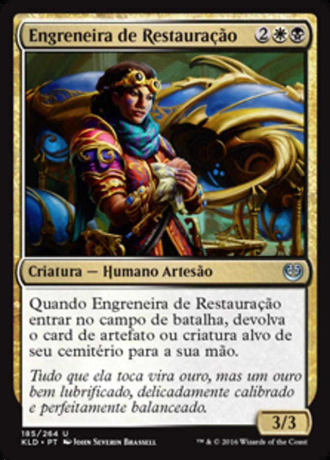 Engreneira de Restauração / Restoration Gearsmith - Magic: The Gathering - MoxLand