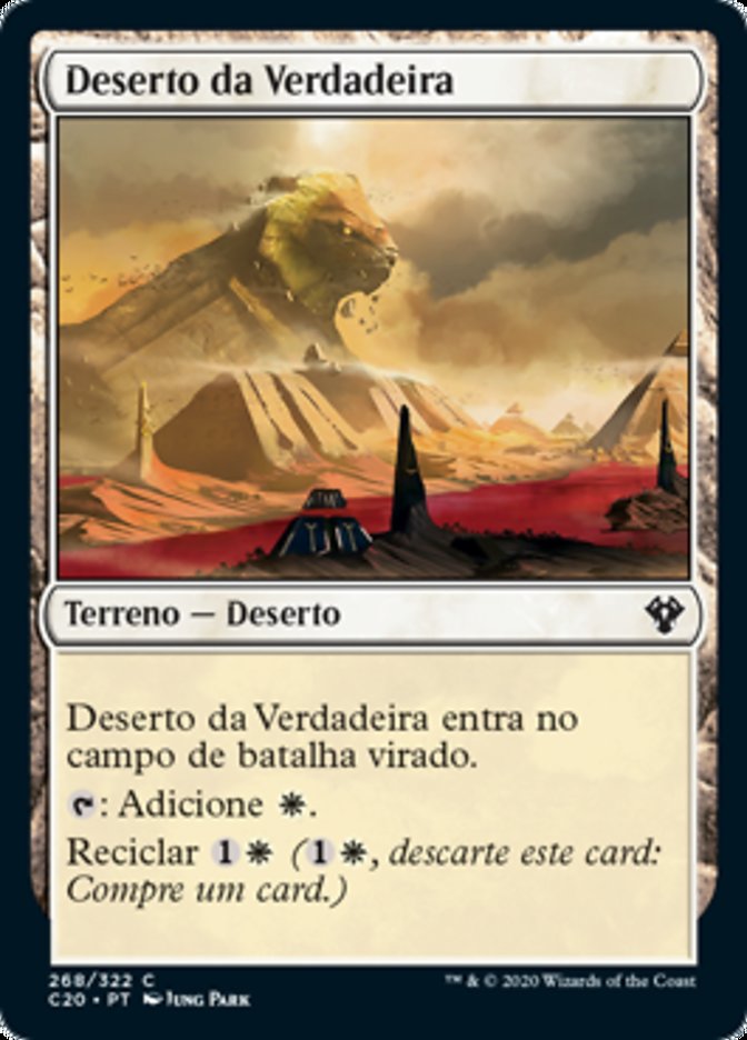 Deserto da Verdadeira / Desert of the True - Magic: The Gathering - MoxLand