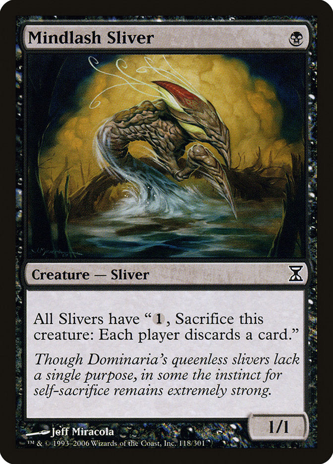 Fractius Chicote Mental / Mindlash Sliver - Magic: The Gathering - MoxLand