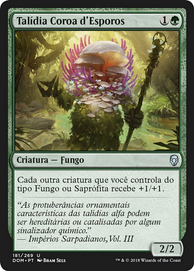 Talídia Coroa d'Esporos / Sporecrown Thallid - Magic: The Gathering - MoxLand