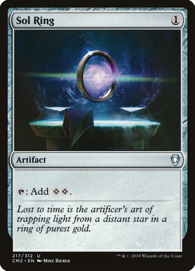 Anel Solar / Sol Ring - Magic: The Gathering - MoxLand