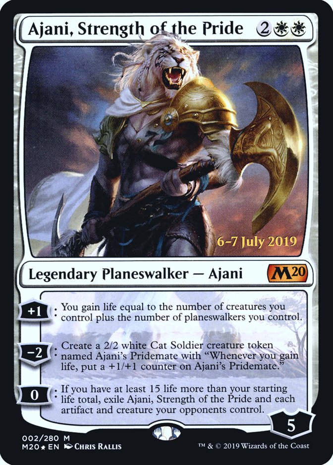 Ajani, Força do Bando / Ajani, Strength of the Pride - Magic: The Gathering - MoxLand