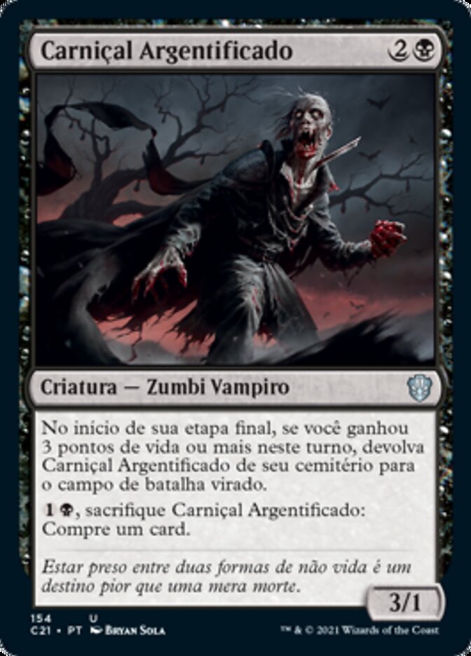 Carniçal Argentificado / Silversmote Ghoul - Magic: The Gathering - MoxLand