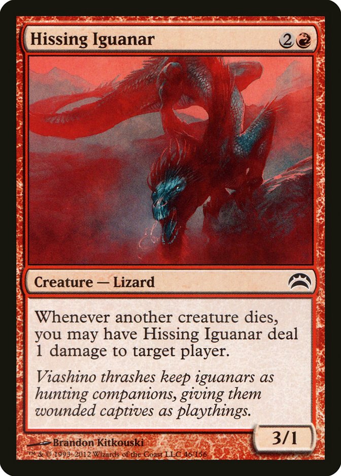 Iguanar Sibilante / Hissing Iguanar - Magic: The Gathering - MoxLand