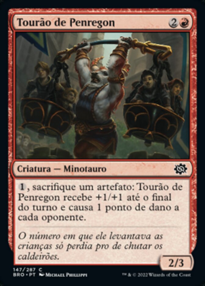 Tourão de Penregon / Penregon Strongbull - Magic: The Gathering - MoxLand