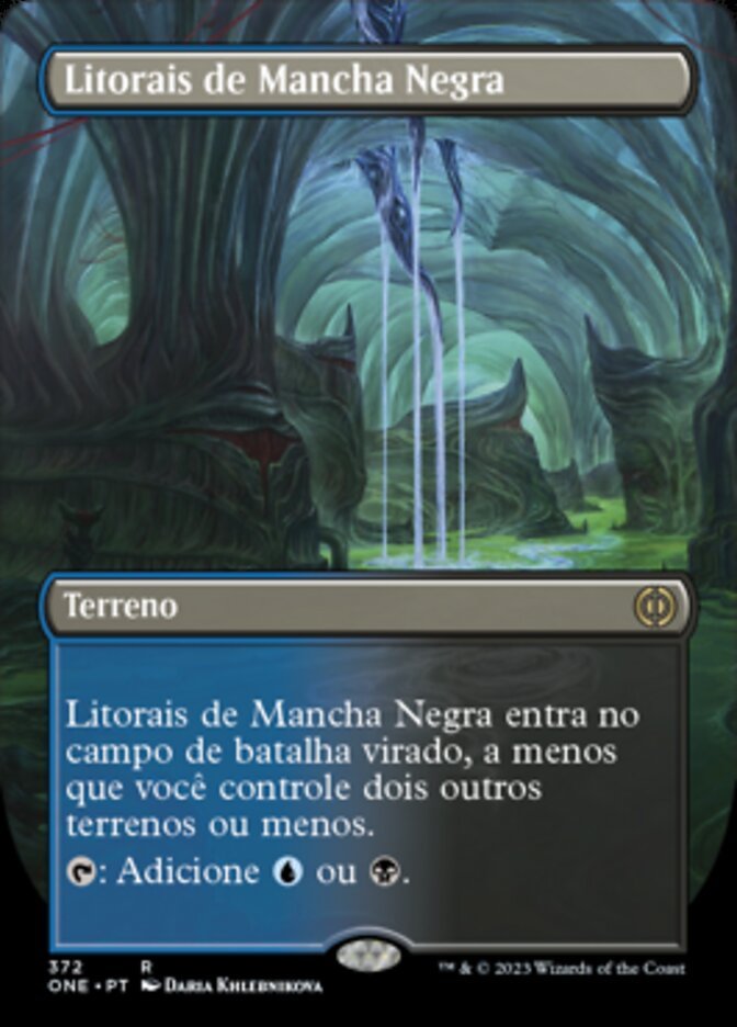 Litorais de Mancha Negra / Darkslick Shores - Magic: The Gathering - MoxLand