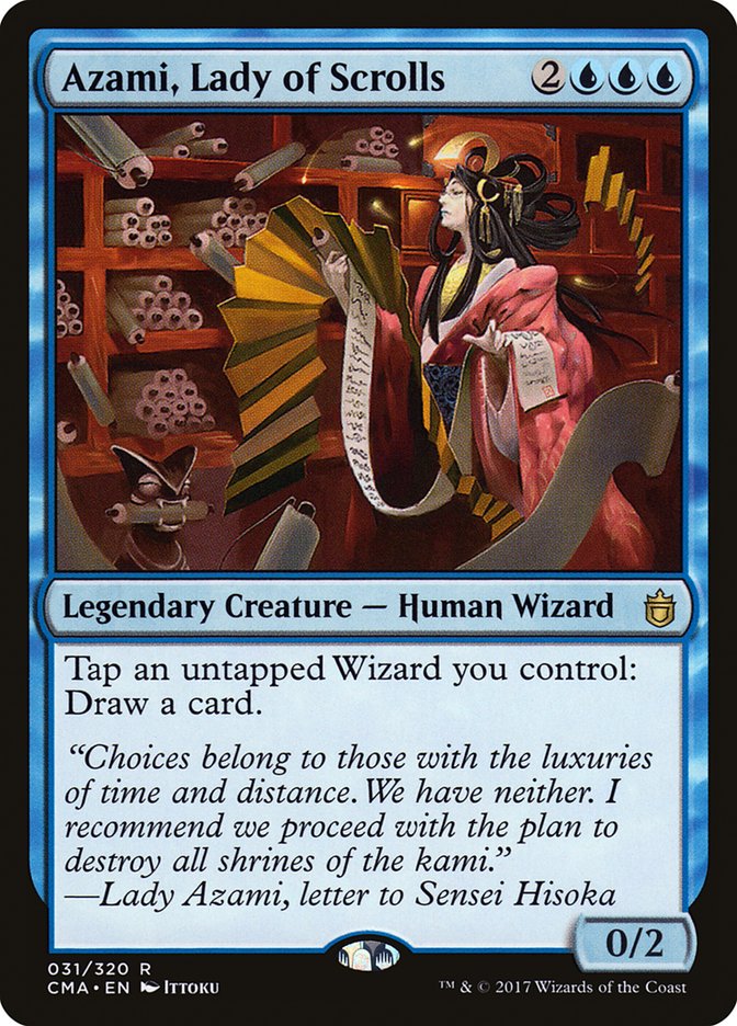 Azami, Dama dos Pergaminhos / Azami, Lady of Scrolls - Magic: The Gathering - MoxLand