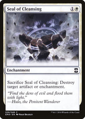 Selo da Purificação / Seal of Cleansing - Magic: The Gathering - MoxLand