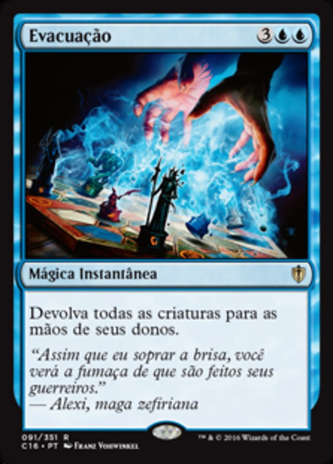 Evacuação / Evacuation - Magic: The Gathering - MoxLand