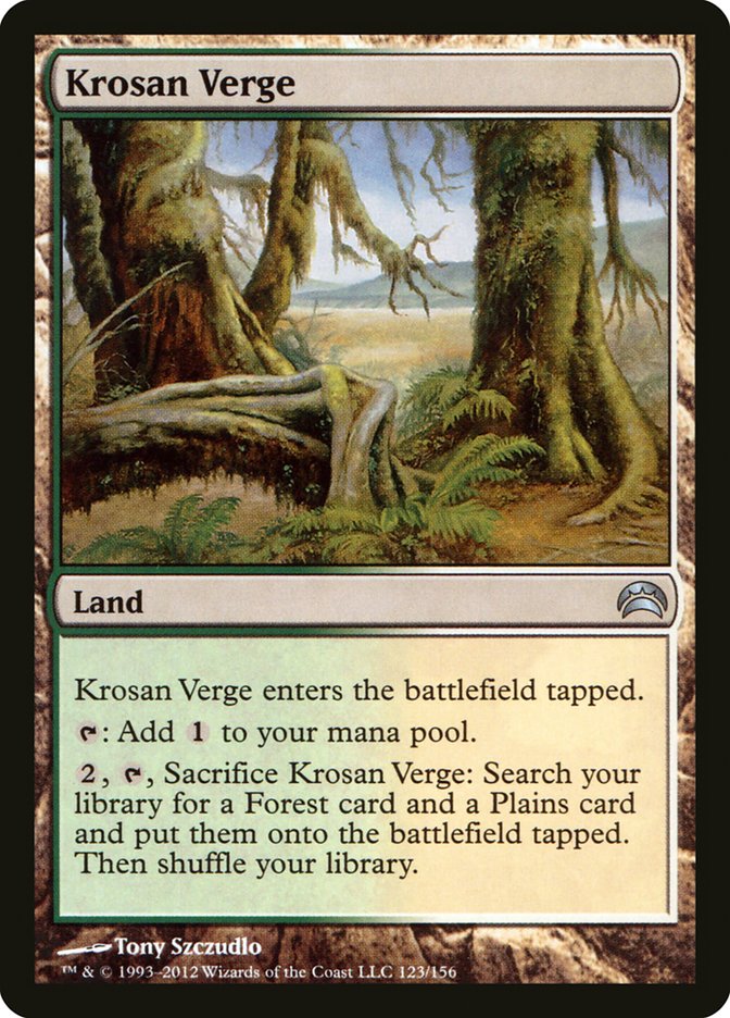 Orla Krosana / Krosan Verge - Magic: The Gathering - MoxLand