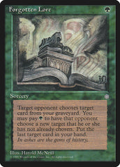 Conhecimento Esquecido / Forgotten Lore - Magic: The Gathering - MoxLand