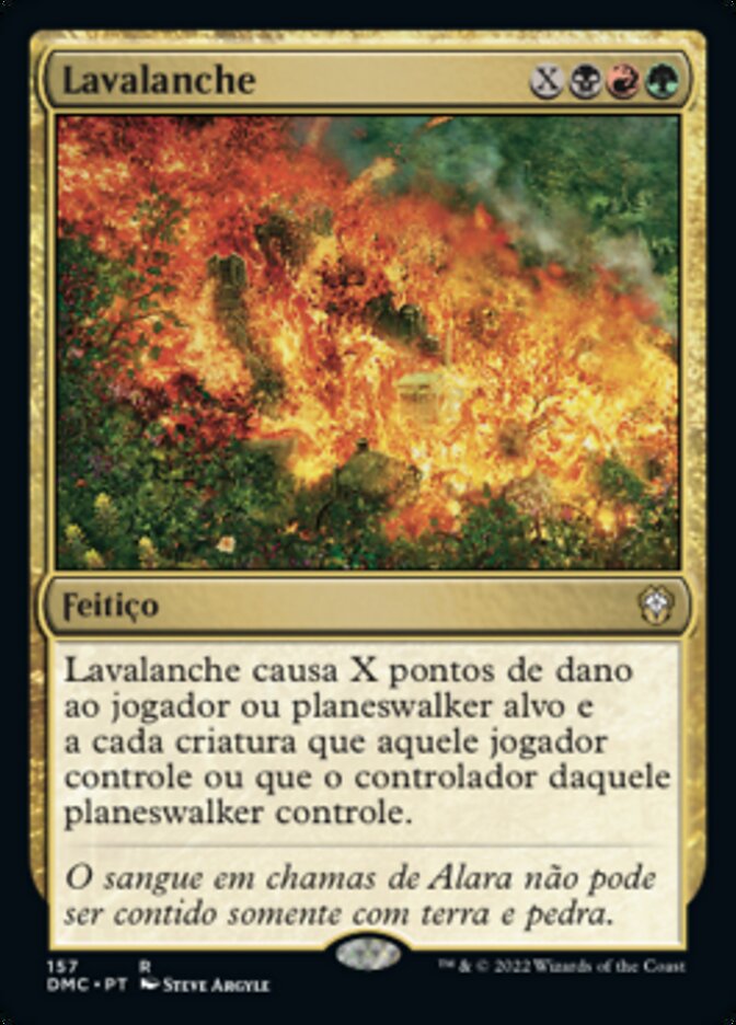 Lavalanche / Lavalanche - Magic: The Gathering - MoxLand