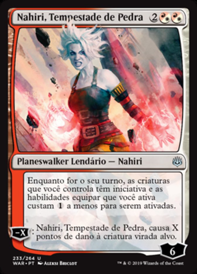 Nahiri, Tempestade de Pedra / Nahiri, Storm of Stone - Magic: The Gathering - MoxLand