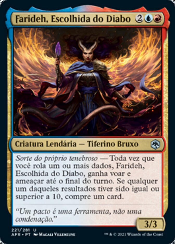 Farideh, Escolhida do Diabo / Farideh, Devil's Chosen - Magic: The Gathering - MoxLand