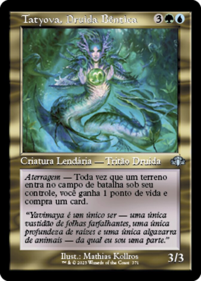 Tatyova, Druida Bêntica / Tatyova, Benthic Druid - Magic: The Gathering - MoxLand