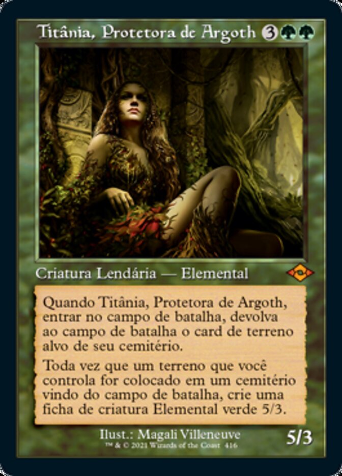 Titânia, Protetora de Argoth / Titania, Protector of Argoth - Magic: The Gathering - MoxLand