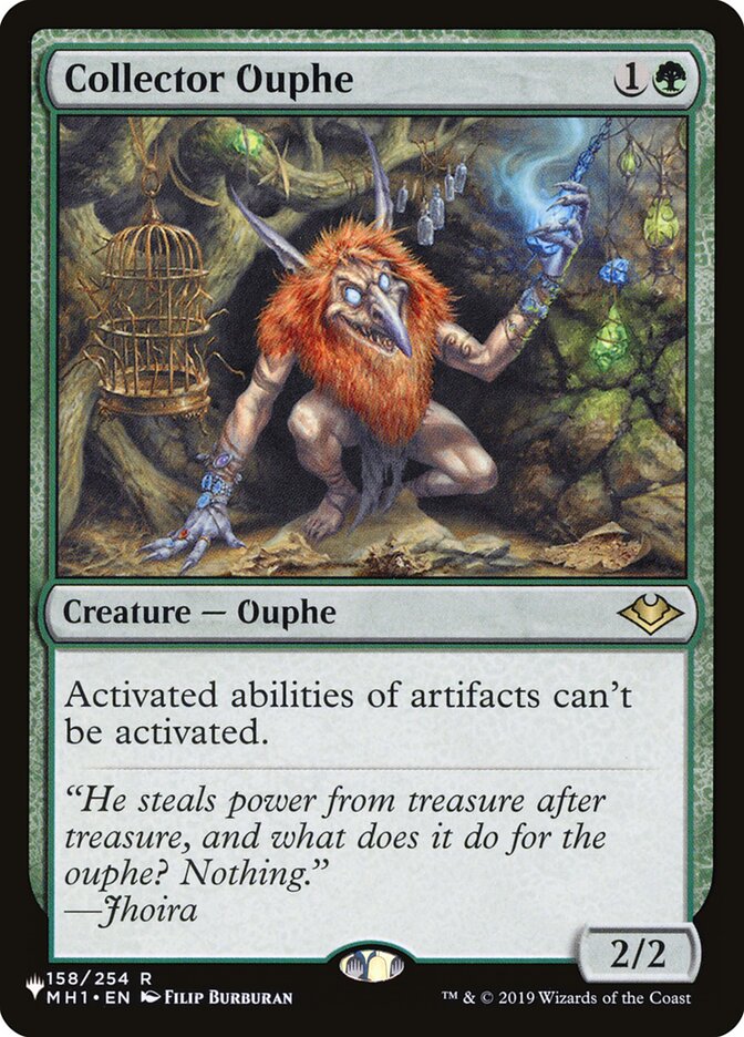 Trasgo Colecionador / Collector Ouphe - Magic: The Gathering - MoxLand