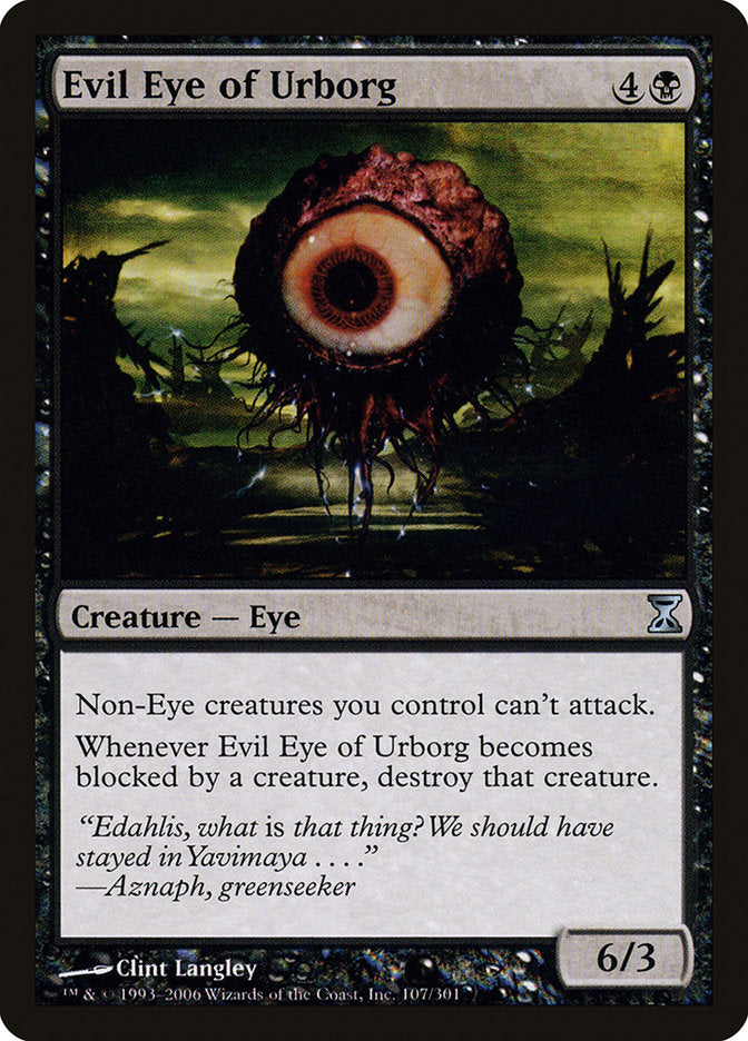 Olho Maligno de Urborg / Evil Eye of Urborg - Magic: The Gathering - MoxLand