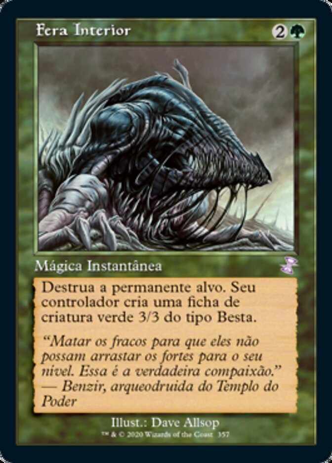 Fera Interior / Beast Within - Magic: The Gathering - MoxLand