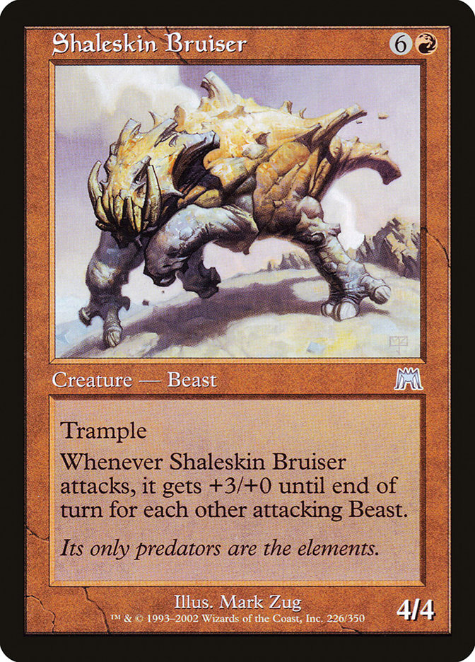 Xistoderme Esmagador / Shaleskin Bruiser - Magic: The Gathering - MoxLand