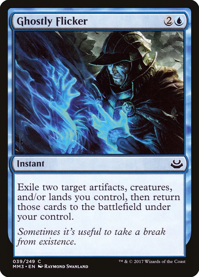 Bruxuleio Fantasmagórico / Ghostly Flicker - Magic: The Gathering - MoxLand