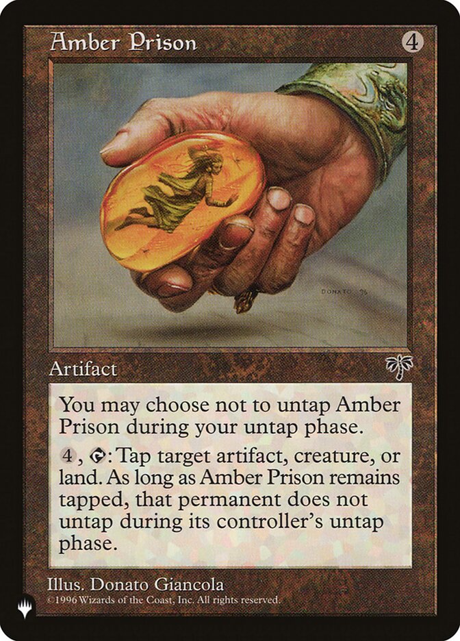 Prisão de Âmbar / Amber Prison - Magic: The Gathering - MoxLand