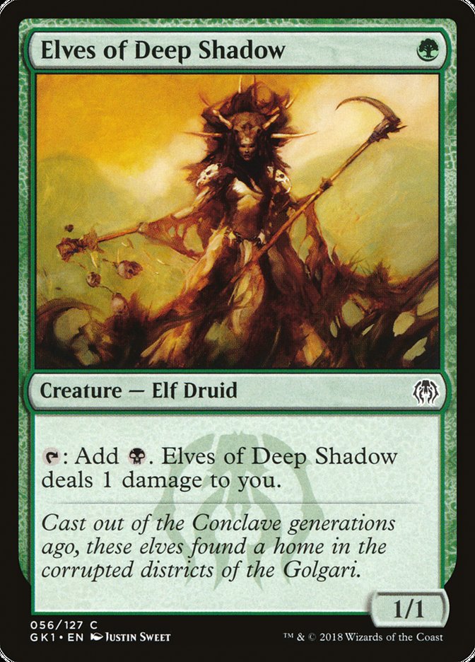 Elfos das Sombras Profundas / Elves of Deep Shadow - Magic: The Gathering - MoxLand