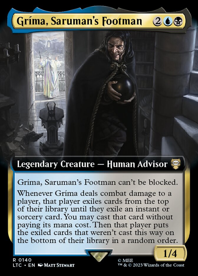 Gríma, Lacaio de Saruman / Gríma, Saruman's Footman - Magic: The Gathering - MoxLand