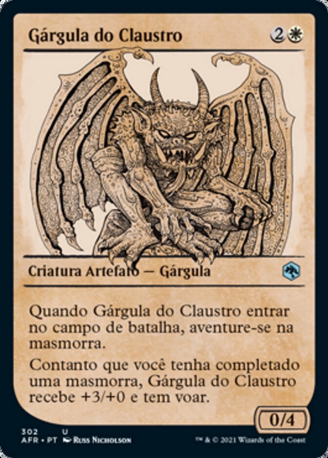 Gárgula do Claustro / Cloister Gargoyle - Magic: The Gathering - MoxLand