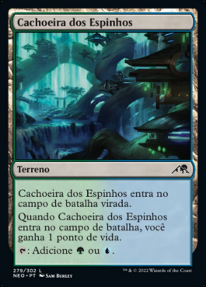 Cachoeira dos Espinhos / Thornwood Falls - Magic: The Gathering - MoxLand