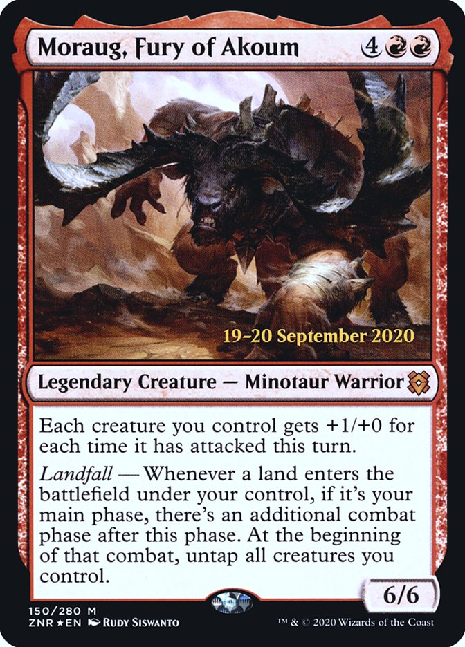 Moraug, Fúria de Akoum / Moraug, Fury of Akoum - Magic: The Gathering - MoxLand