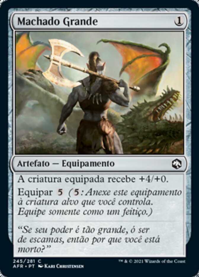 Machado Grande / Greataxe - Magic: The Gathering - MoxLand