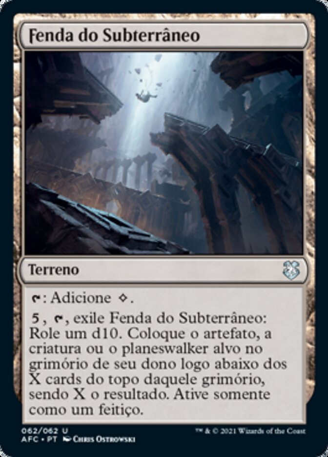 Fenda do Subterrâneo / Underdark Rift - Magic: The Gathering - MoxLand