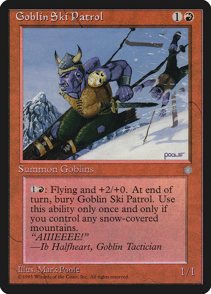Patrulha de Goblins Esquiadores / Goblin Ski Patrol - Magic: The Gathering - MoxLand