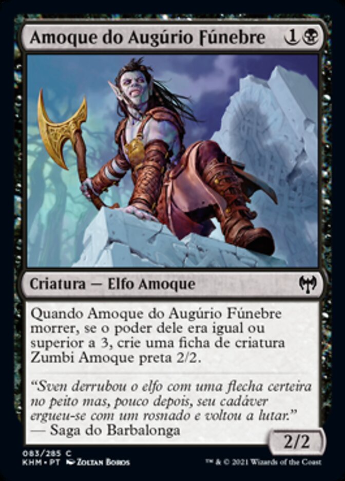 Amoque do Augúrio Fúnebre / Deathknell Berserker - Magic: The Gathering - MoxLand