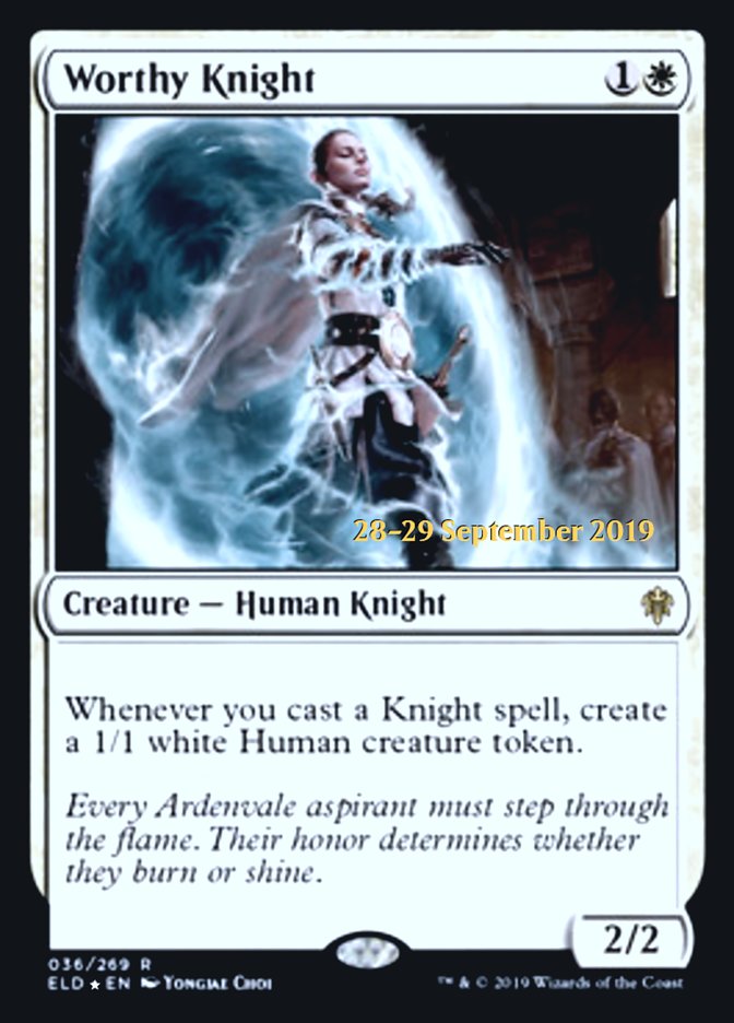 Cavaleira Digna / Worthy Knight - Magic: The Gathering - MoxLand