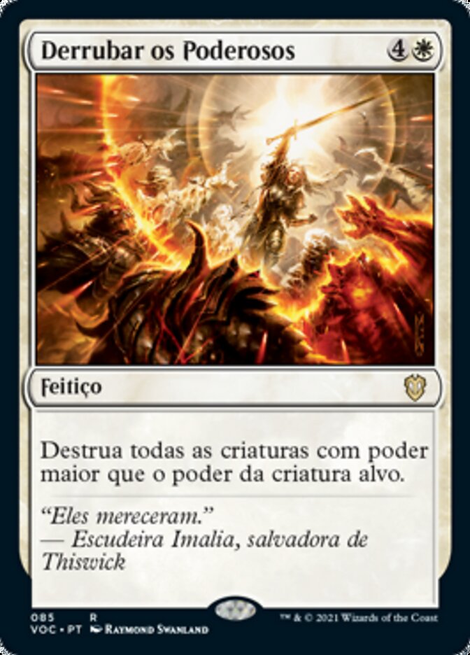 Derrubar os Poderosos / Fell the Mighty - Magic: The Gathering - MoxLand