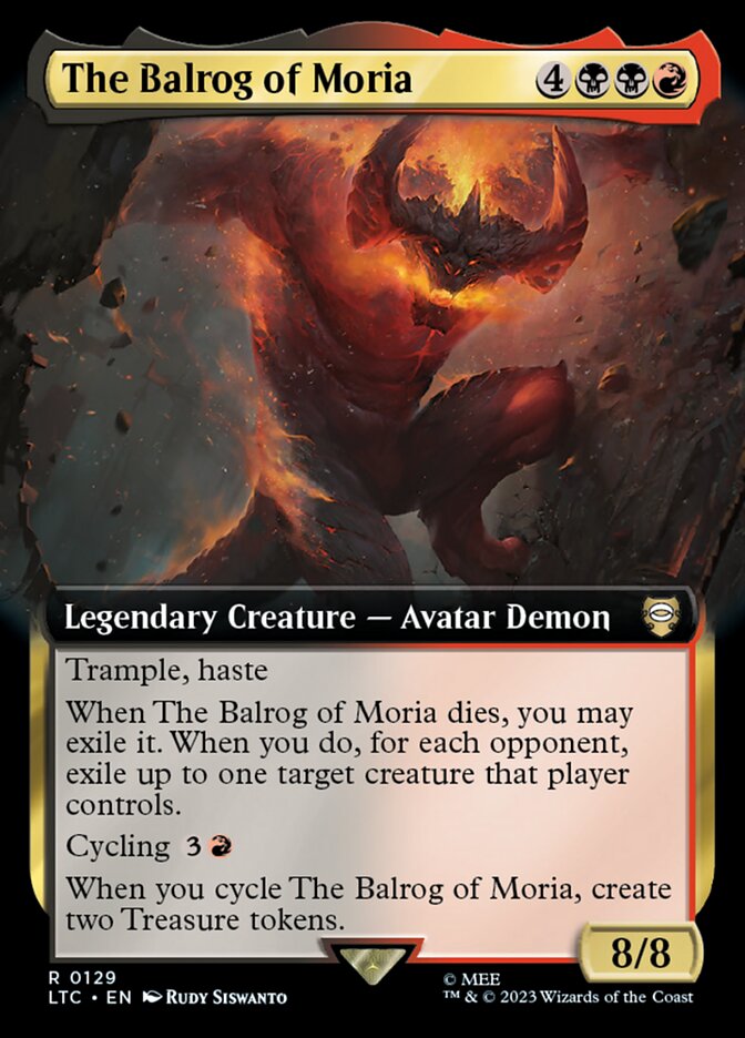 O Balrog de Moria / The Balrog of Moria - Magic: The Gathering - MoxLand