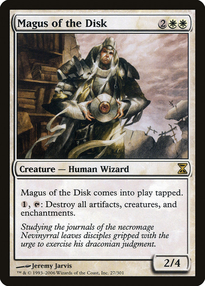 Mago do Disco / Magus of the Disk - Magic: The Gathering - MoxLand