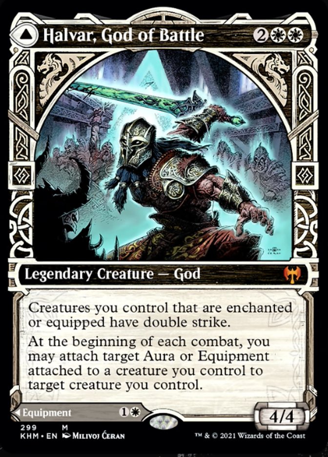 Halvar, Deus da Batalha / Halvar, God of Battle - Magic: The Gathering - MoxLand