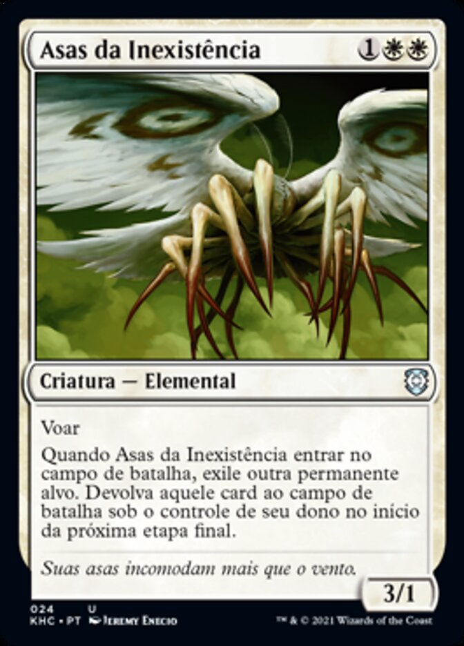 Asas da Inexistência / Flickerwisp - Magic: The Gathering - MoxLand