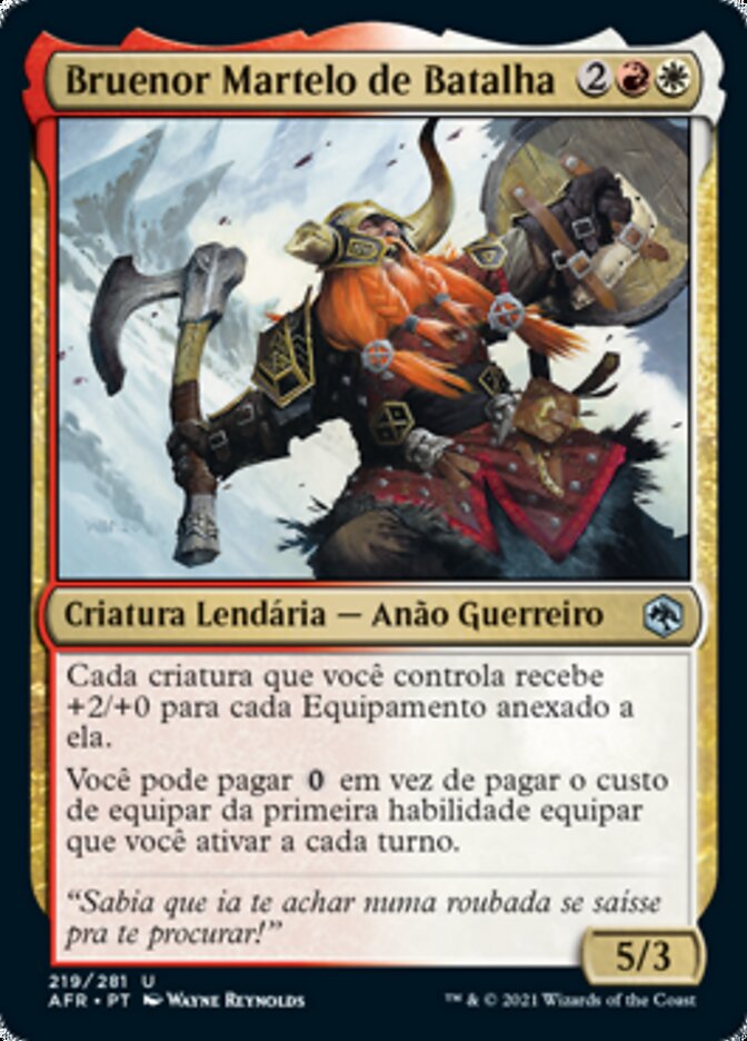 Bruenor Martelo de Batalha / Bruenor Battlehammer - Magic: The Gathering - MoxLand