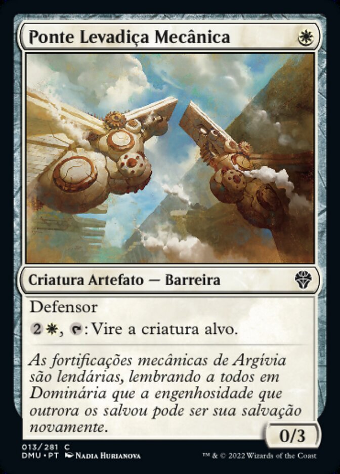 Ponte Levadiça Mecânica / Clockwork Drawbridge - Magic: The Gathering - MoxLand