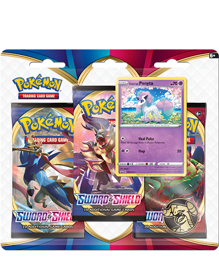 Blister Triplo - Espada e Escudo Ponyta - Pokémon TCG - MoxLand